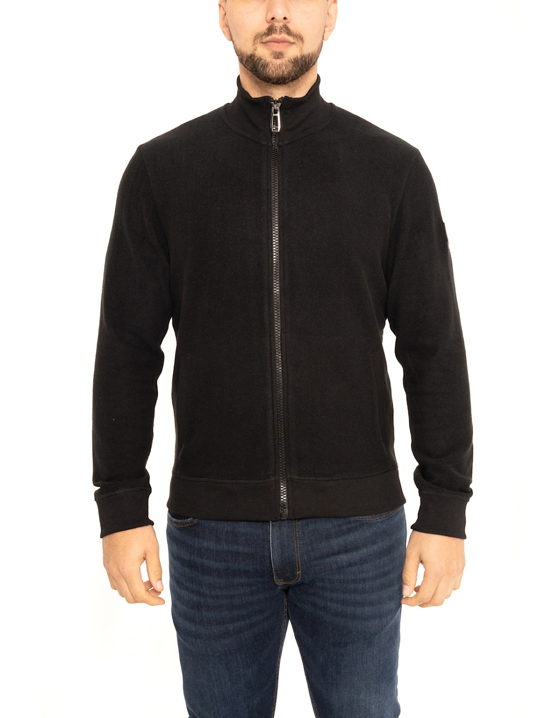 Joop Mens Full Zip Sweatshirt (Black), 8 of 7