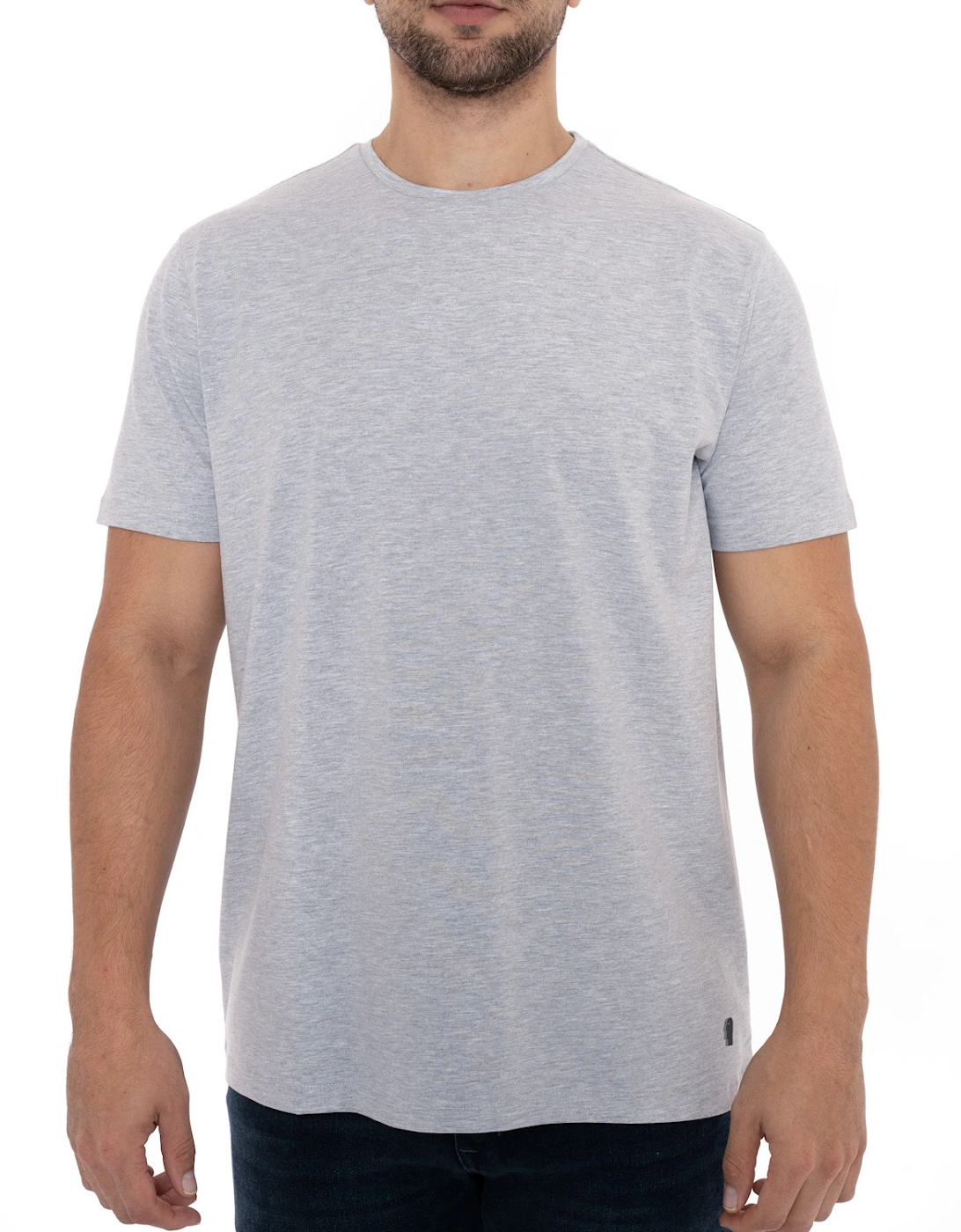 Remus Mens Plain Branded T-Shirt (Light Grey), 8 of 7