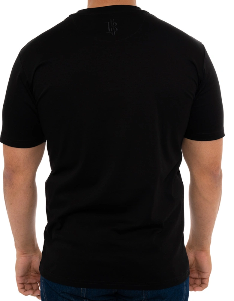Mens Mosaic Zig T-Shirt (Black)