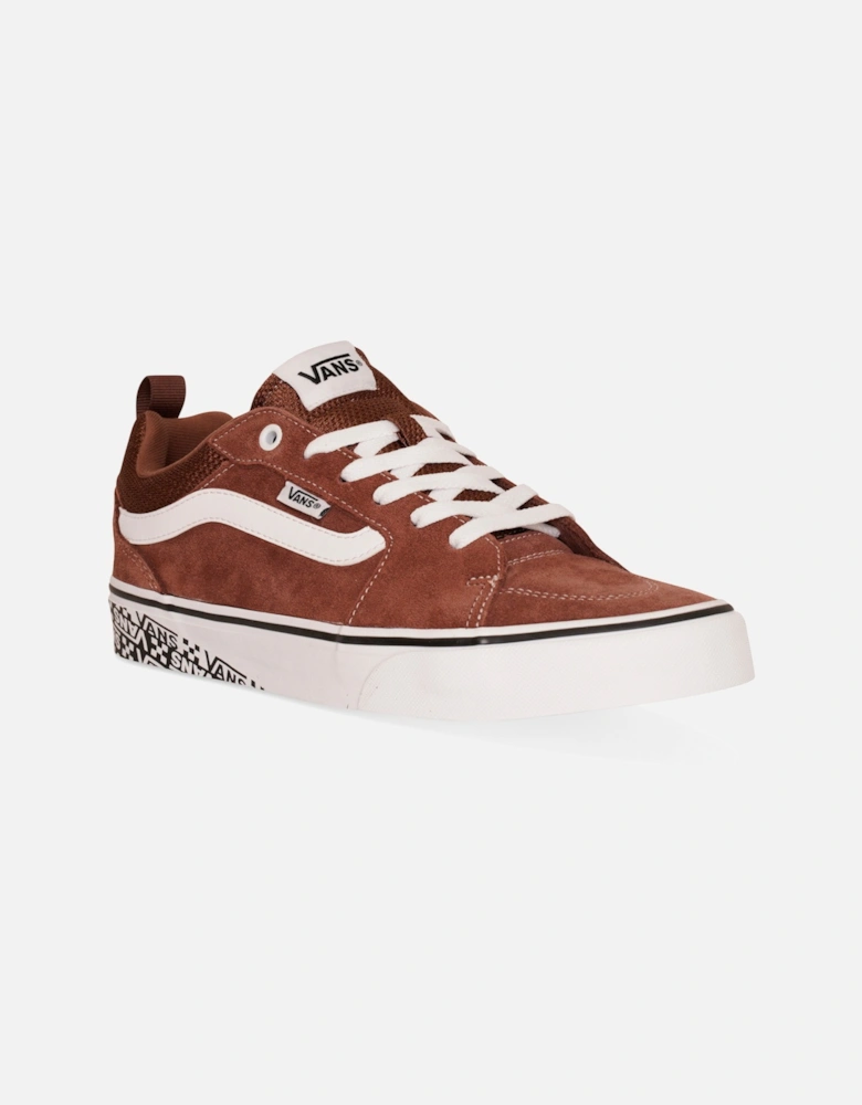 Mens Filmore Suede Canvas Trainers (Brown)