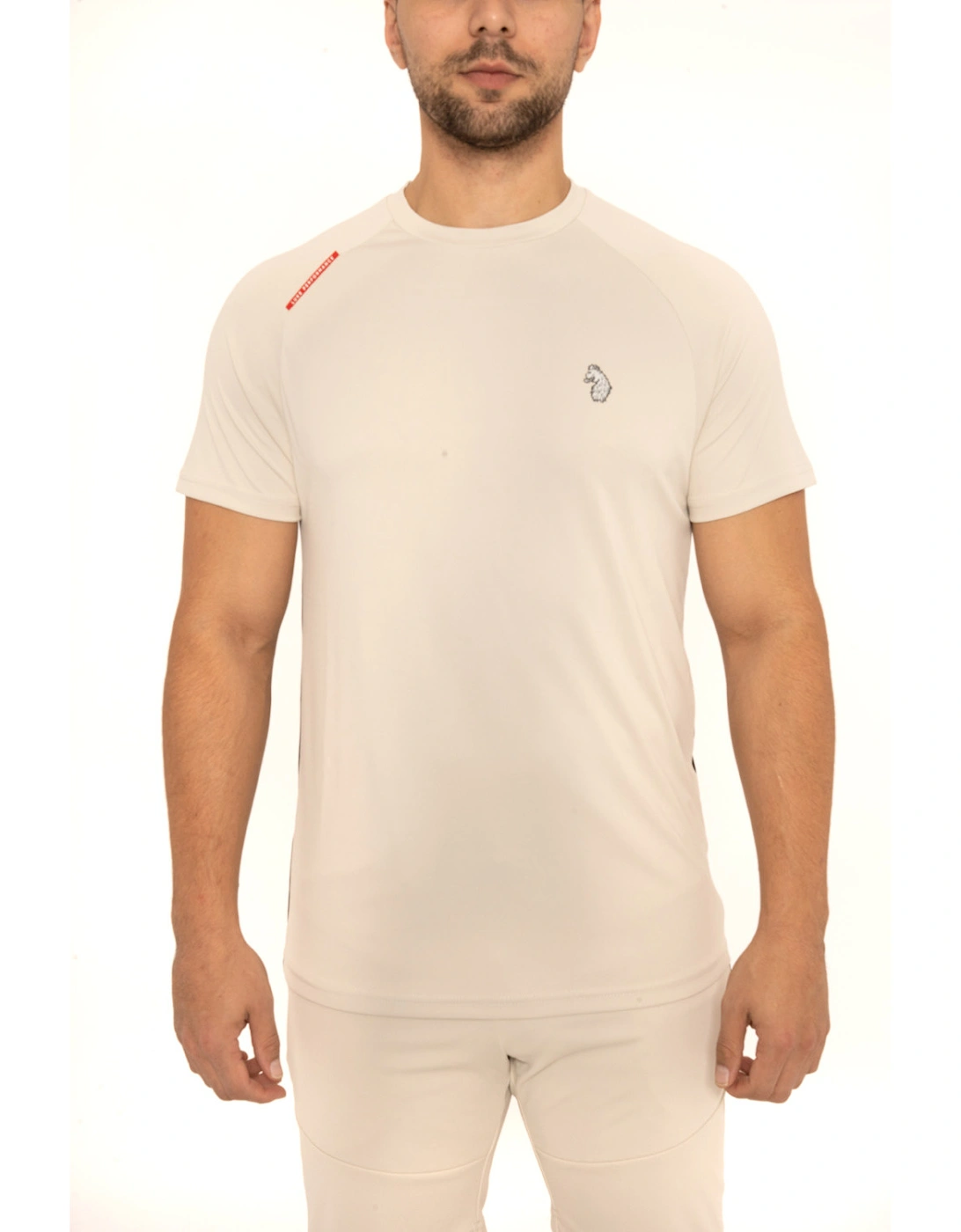 Luke Sport Mens Crunch Perfromance Jersey T-Shirt (Oyster), 8 of 7