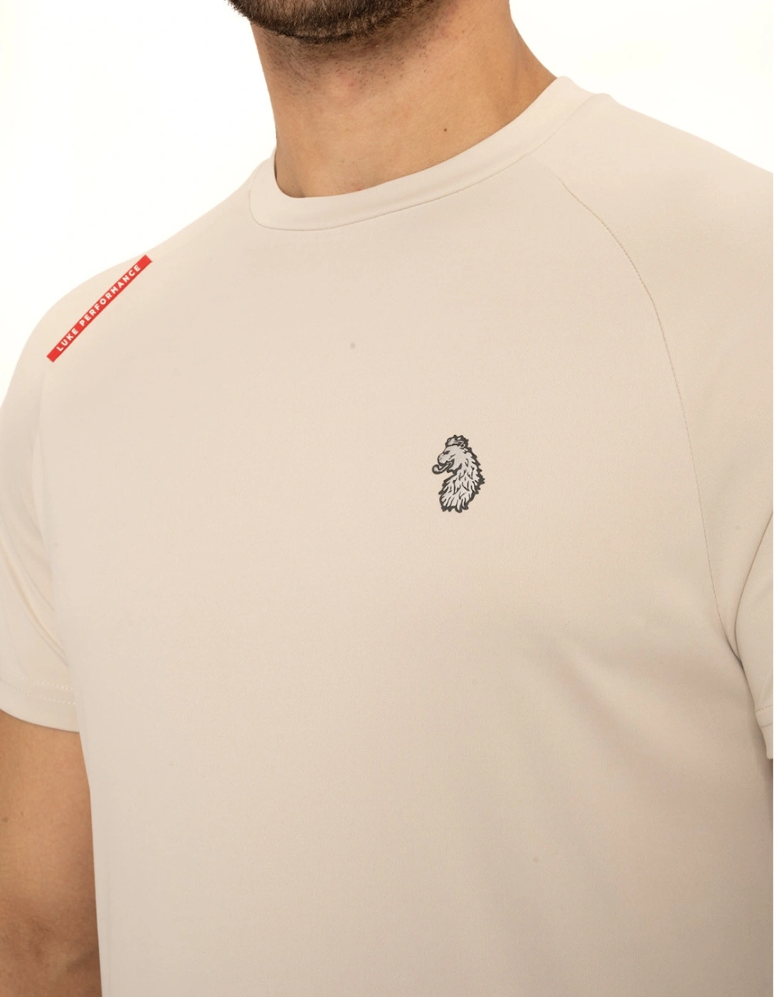 Luke Sport Mens Crunch Perfromance Jersey T-Shirt (Oyster)