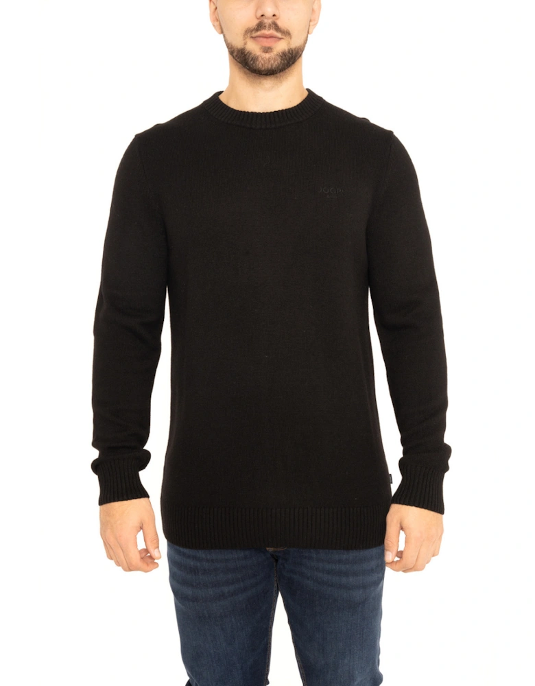 Joop Mens Wool Crew Knit Sweatshirt (Black)