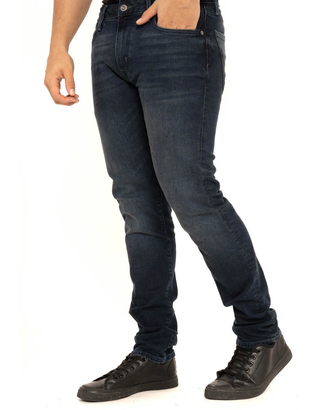 Mens Vintage Slim Jeans (Ink)