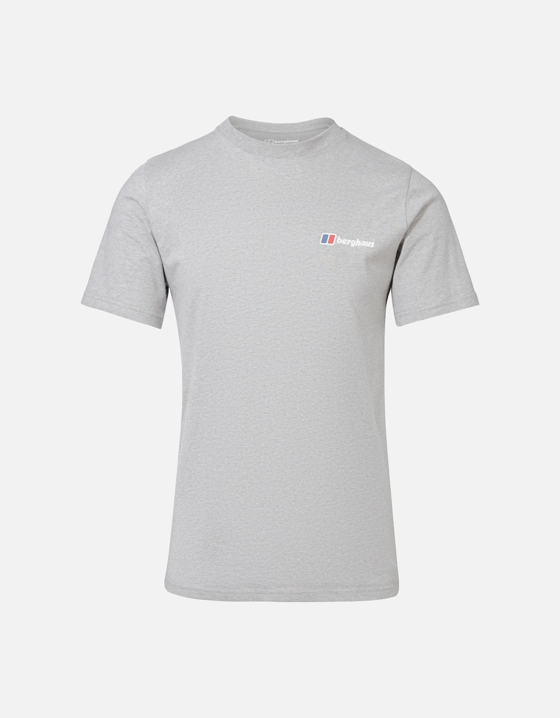 Mens Organic Classic Logo T-Shirt (Grey), 7 of 6