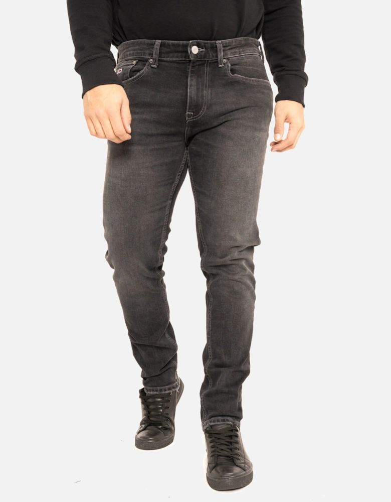 Mens Austin Slim Fit Jeans (Black)