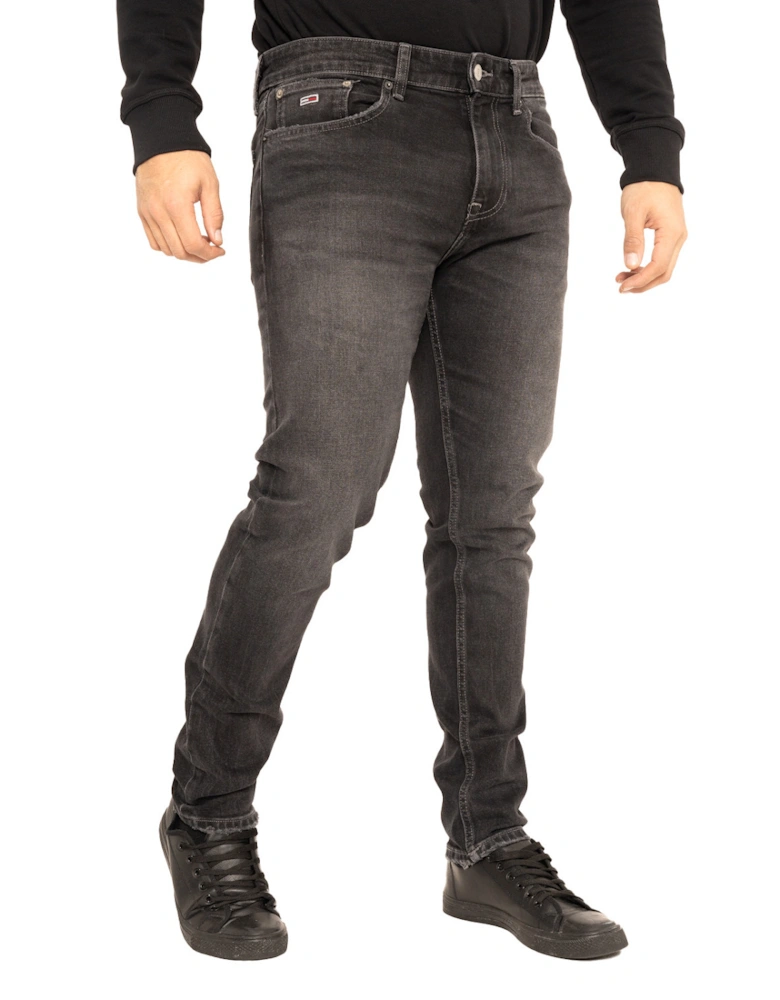 Mens Austin Slim Fit Jeans (Black)