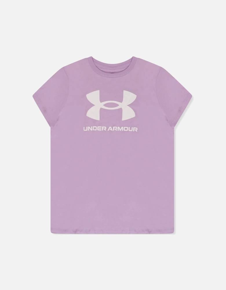 Womens Sportstyle Logo T-Shirt (Lilac)