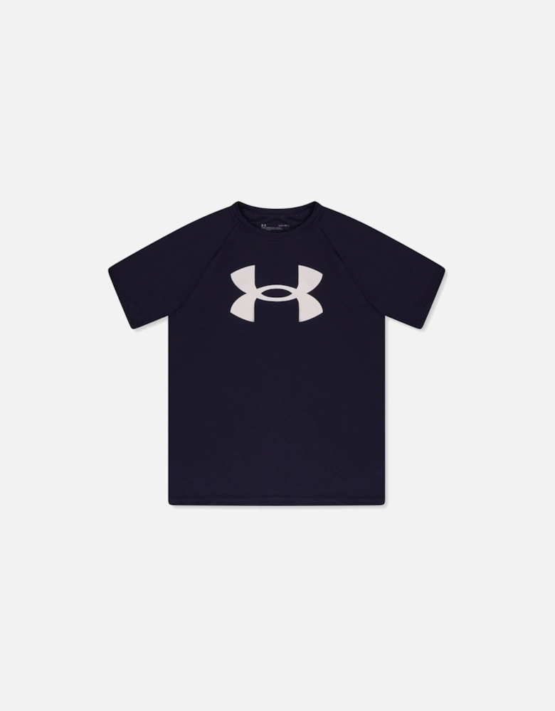 Youths Big Logo T-Shirt (Navy)
