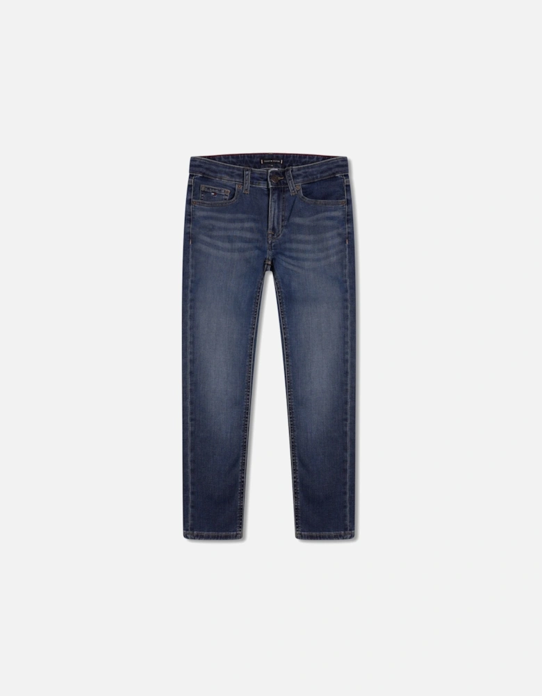 TOMMY HIFILGER Juniors Scanton Slim Fit Jeans (Dark Blue)