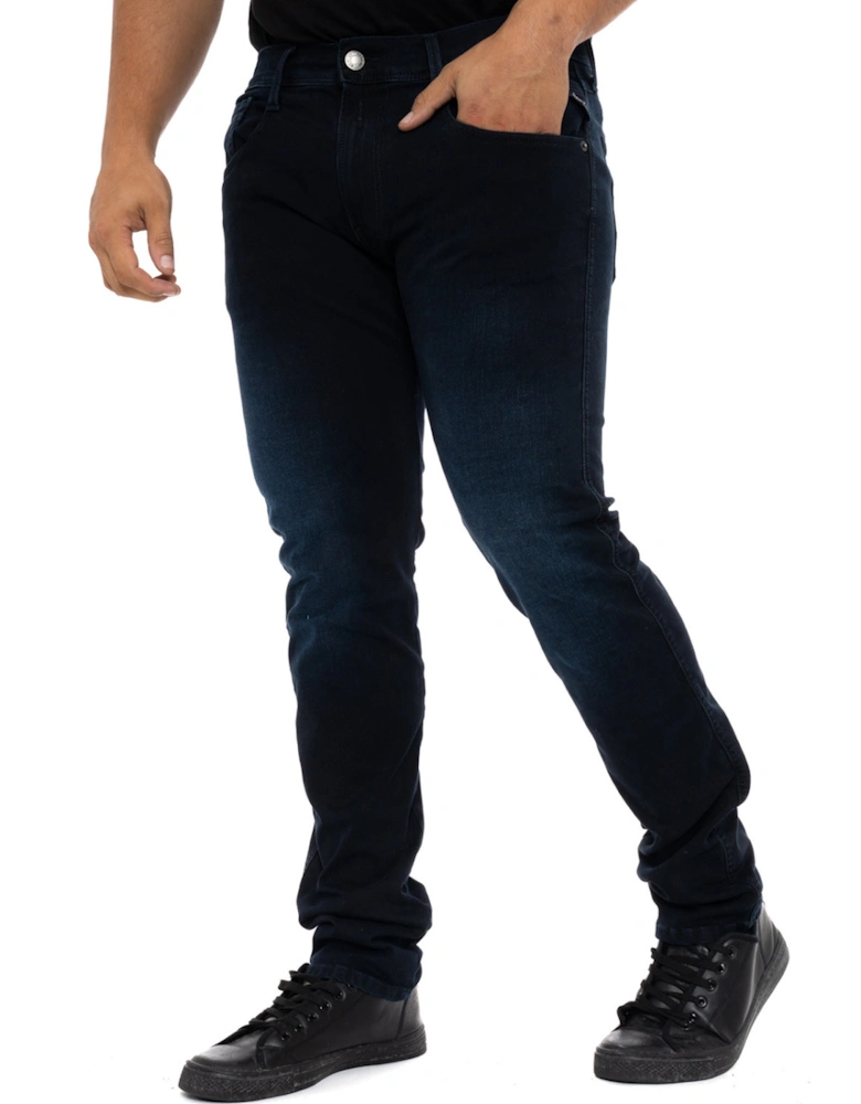 Mens Anbass Hyperflex Recycle 360 Jeans (Dark Denim)