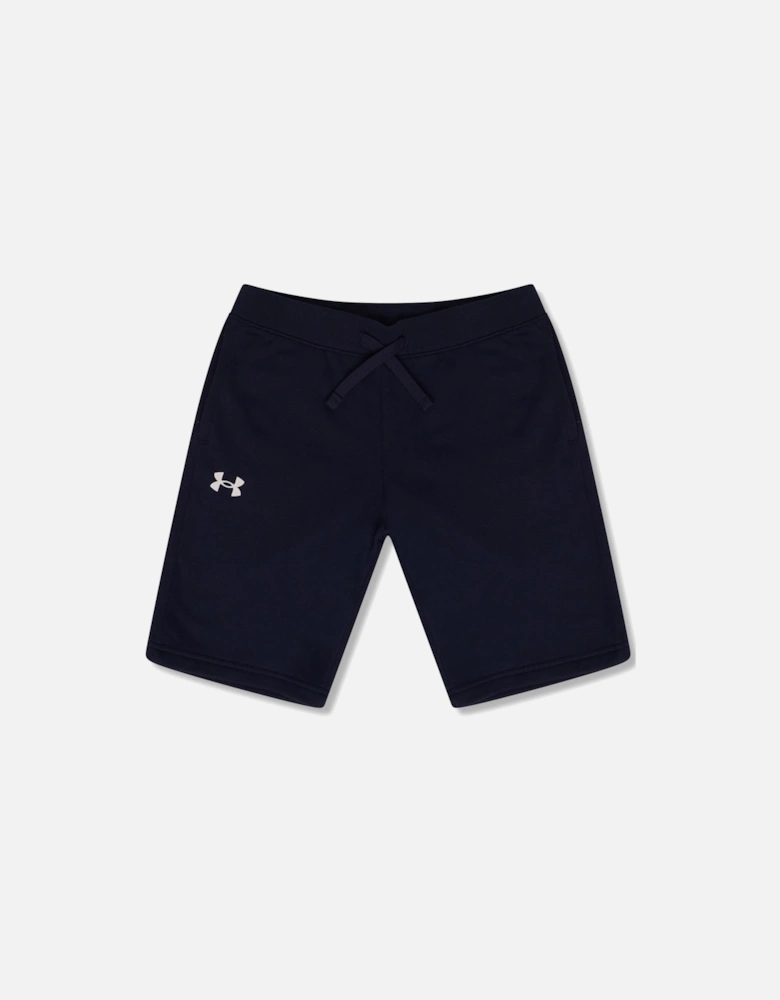 Youths Rival Cotton Shorts (Navy)