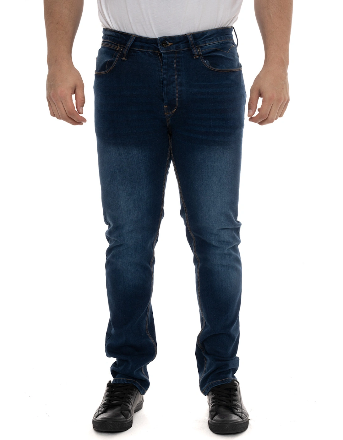 Luke Mens Freddy Slim Fit Jeans (Blue), 7 of 6