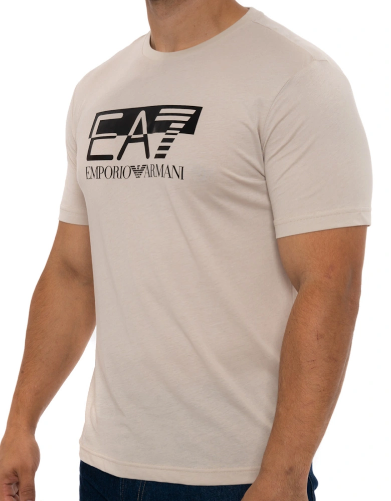 Mens Big Logo T-Shirt (Beige)