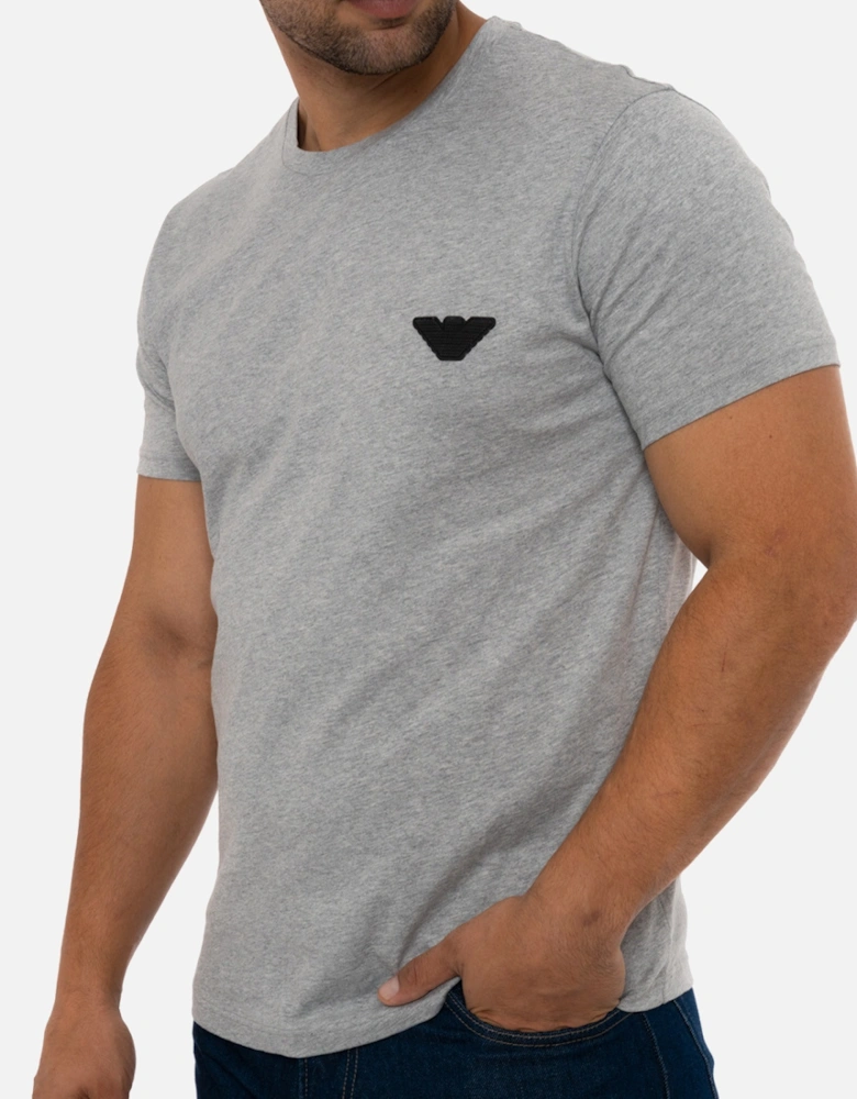 Underwear Mens Badge Logo T-Shirt (Grey)