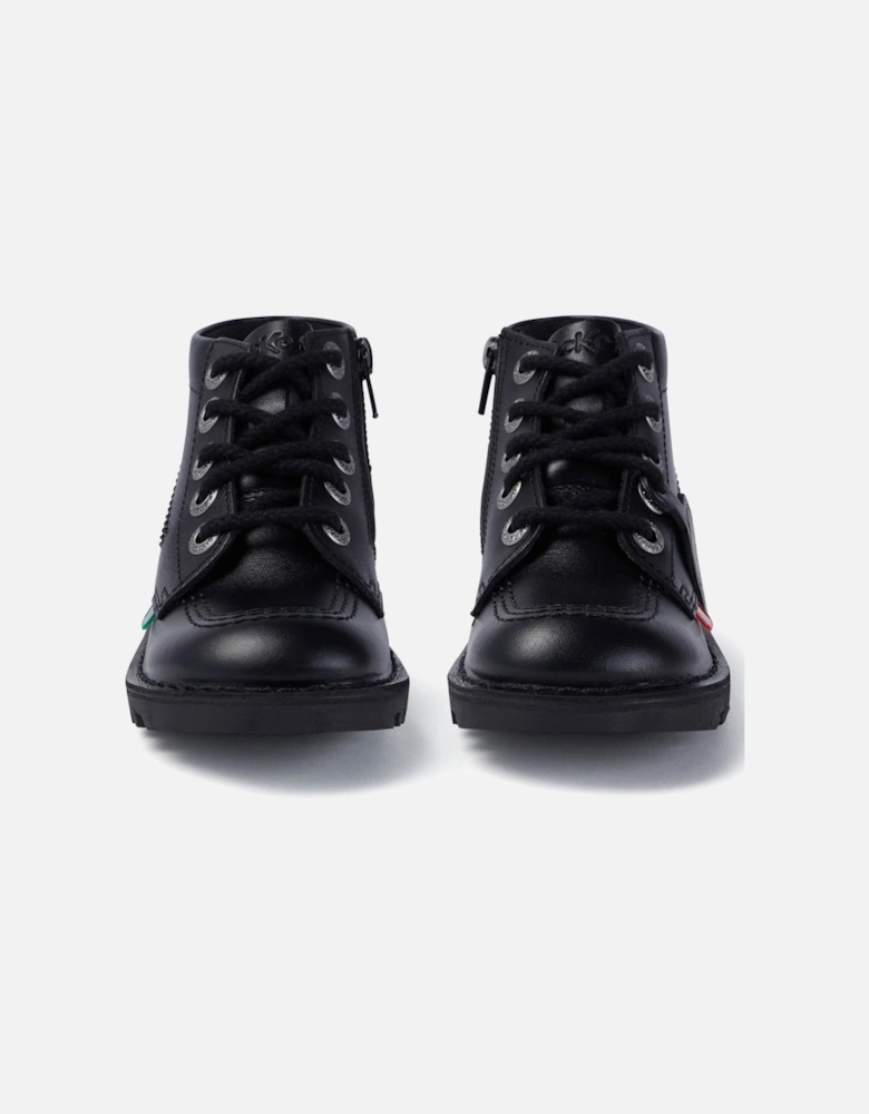 Junior Hi Zip Boots (Black)