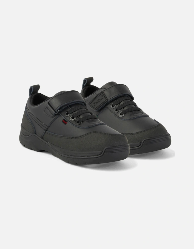 Junior Stomper Low Shoes (Black)