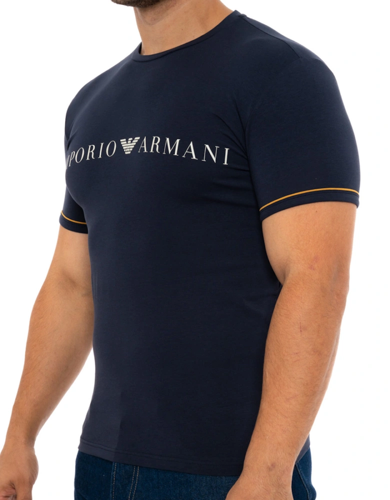 Underwear Mens Chest Logo T-Shirt (Navy)