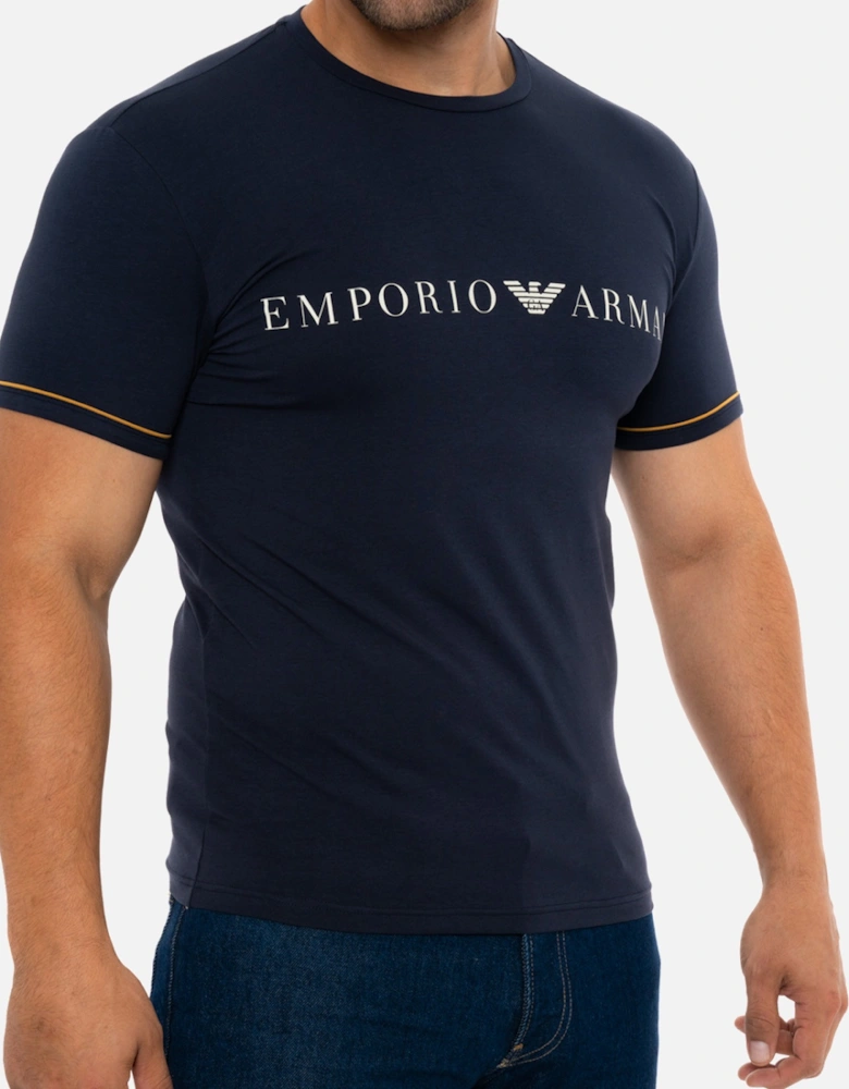 Underwear Mens Chest Logo T-Shirt (Navy)