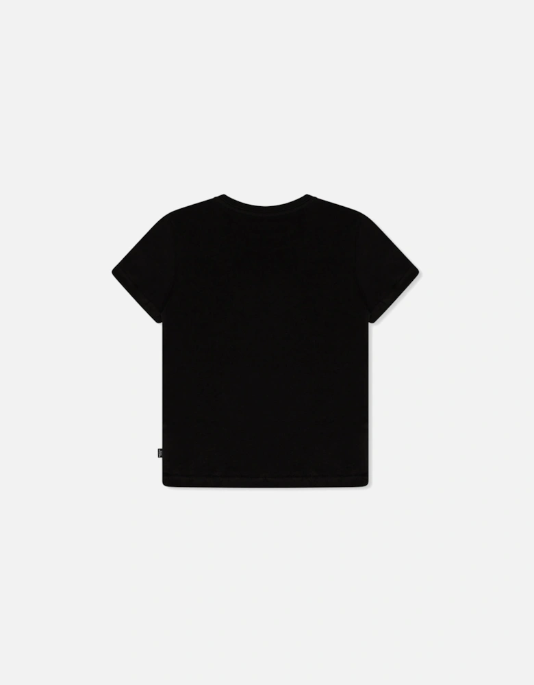 Youths Essential Big Logo T-Shirt (Black)