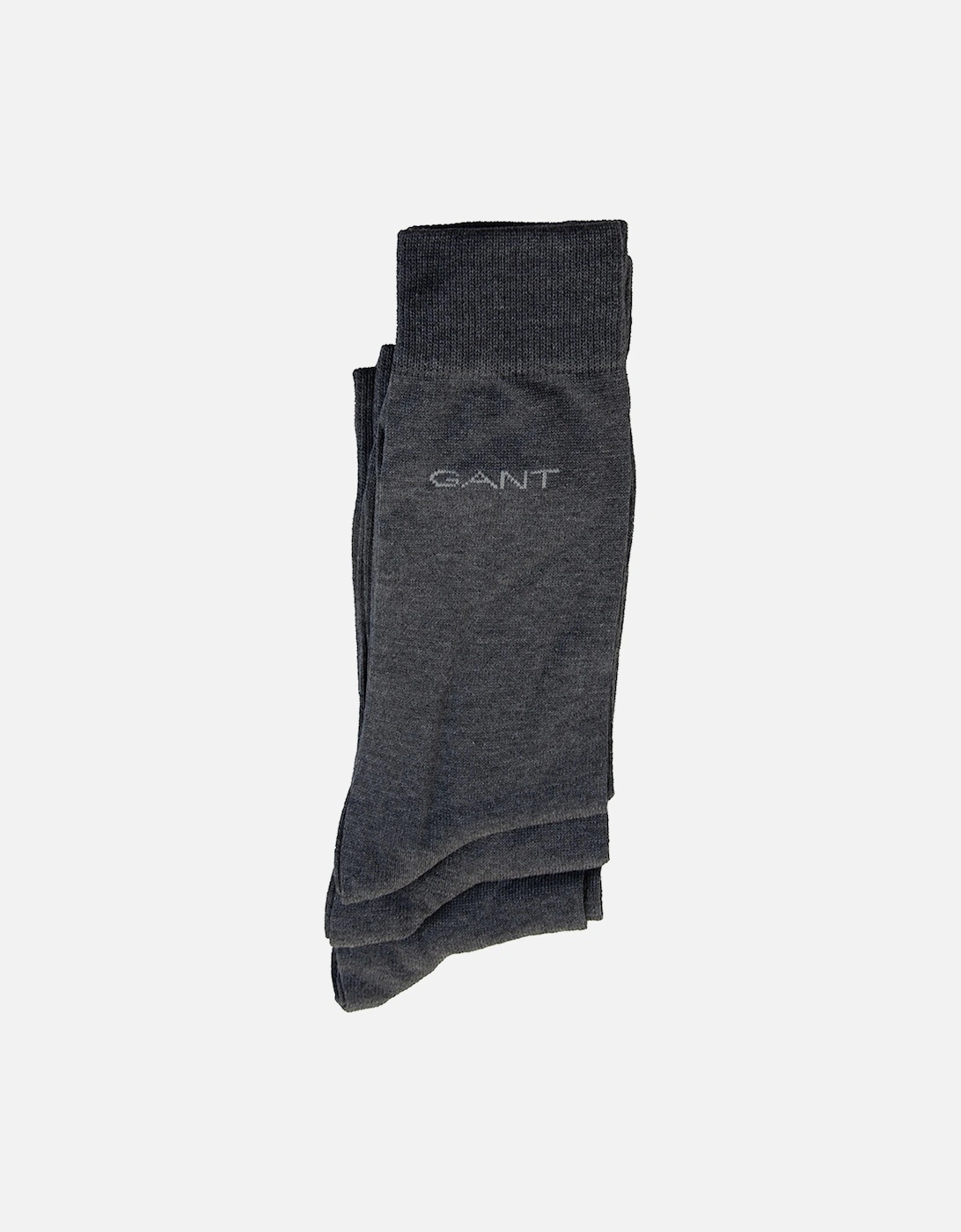Mens Mercerized Cotton Socks (Charcoal), 3 of 2