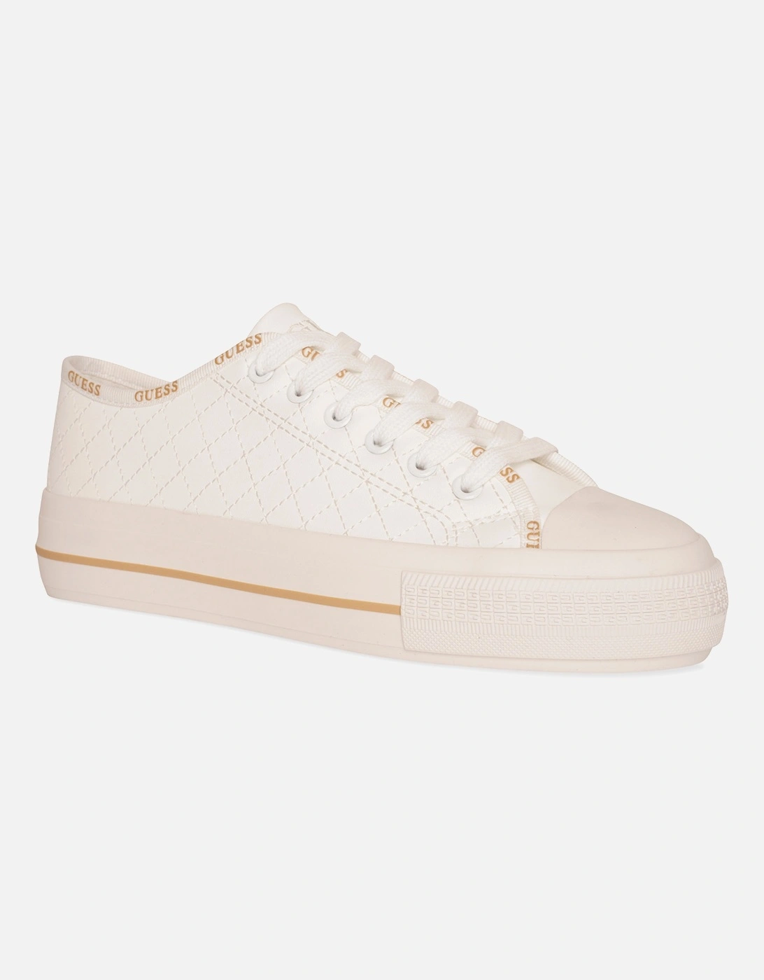 Womens Emma Trainers (White), 4 of 3