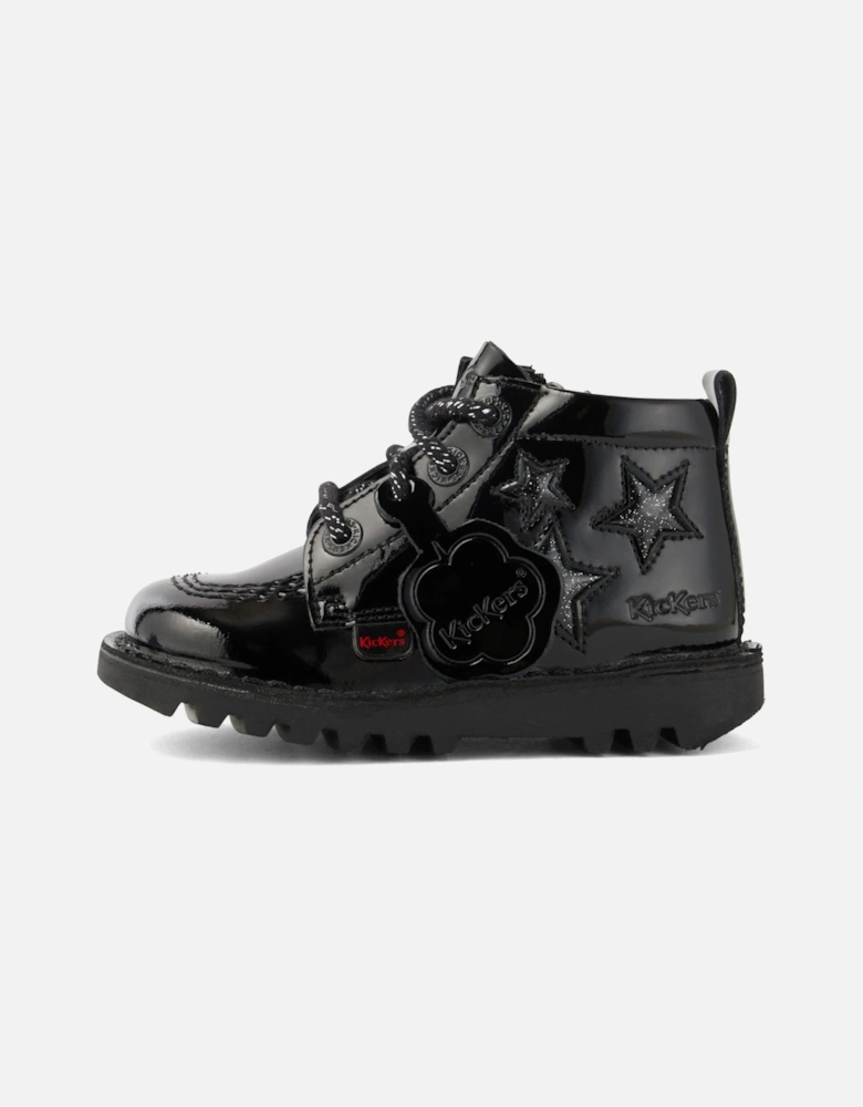 Infants Kick Hi Star Boots (Black)