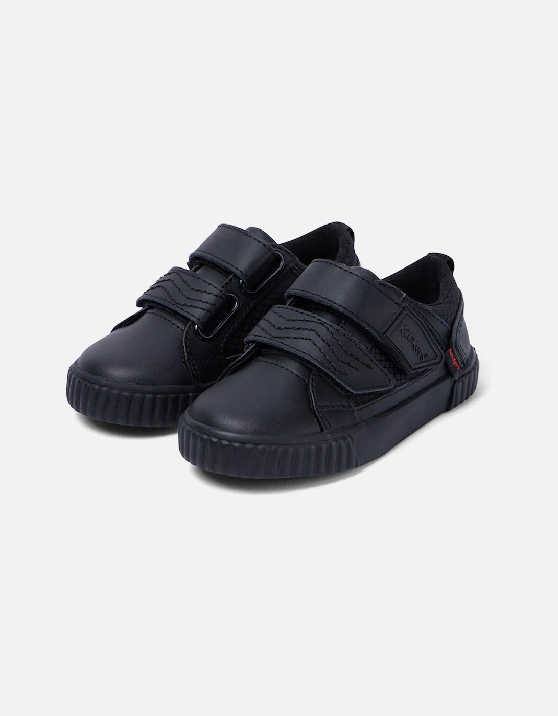 Infants Tovni Twin Flex Leather Shoes (Black), 5 of 4