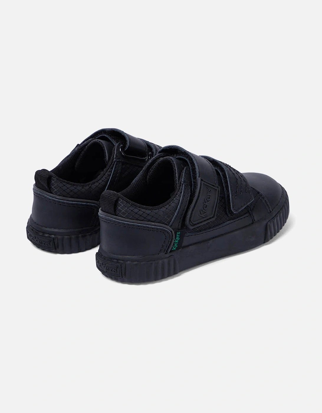 Infants Tovni Twin Flex Leather Shoes (Black)