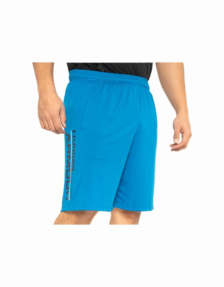 Mens Tech Wordmark Shorts (Blue)