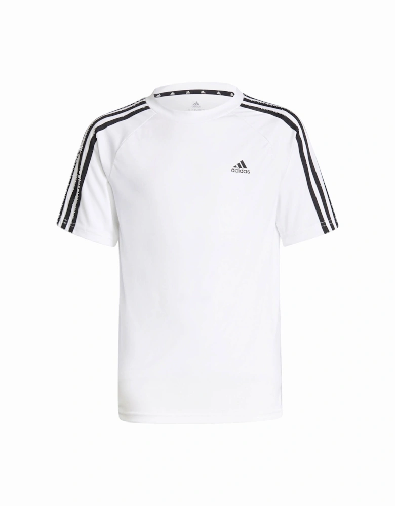 Youths Sereno Small Logo T-Shirt (White)