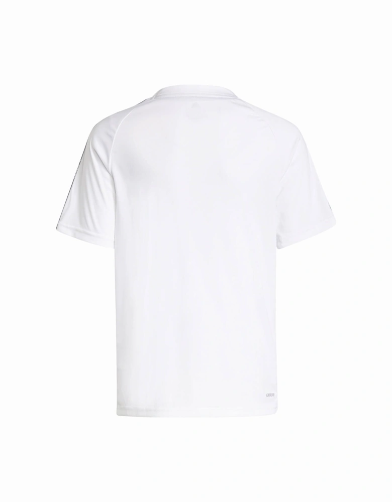 Youths Sereno Small Logo T-Shirt (White)