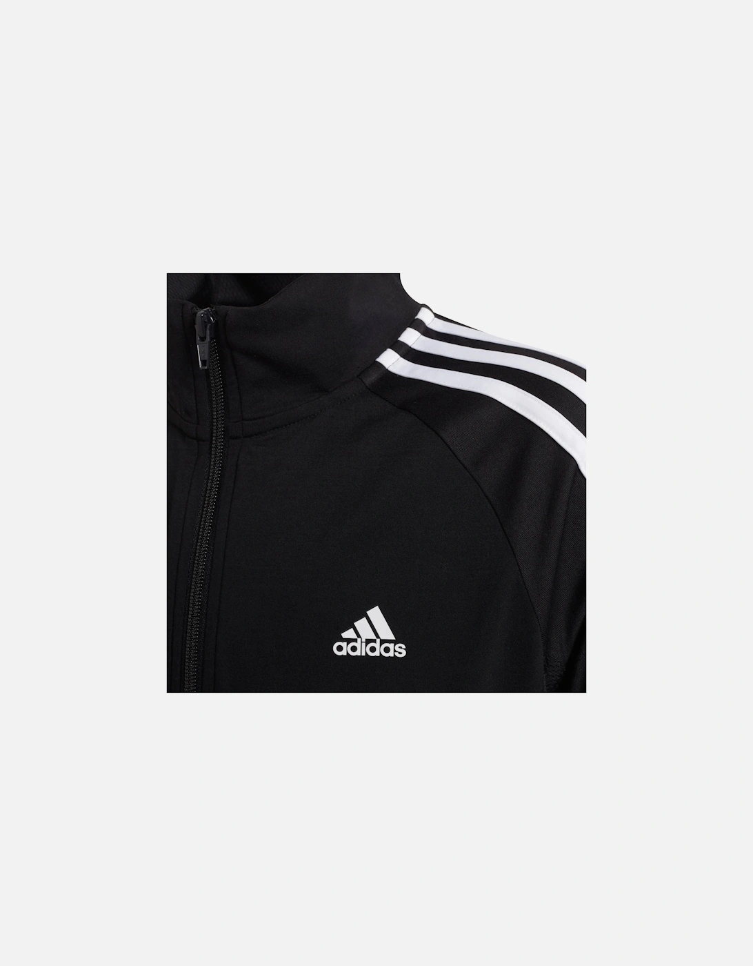 Juniors Sereno ¼ Zip Neck Sweatshirt (Black/White)