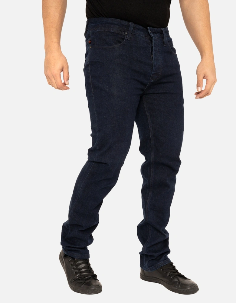 Luke Mens Freddy Slim Straight 5 Pocket Jeans (Raw)