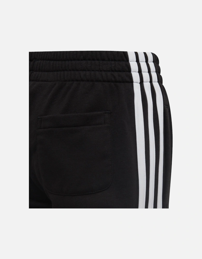 Juniors 3 Stripe Jogger Pants (Black)