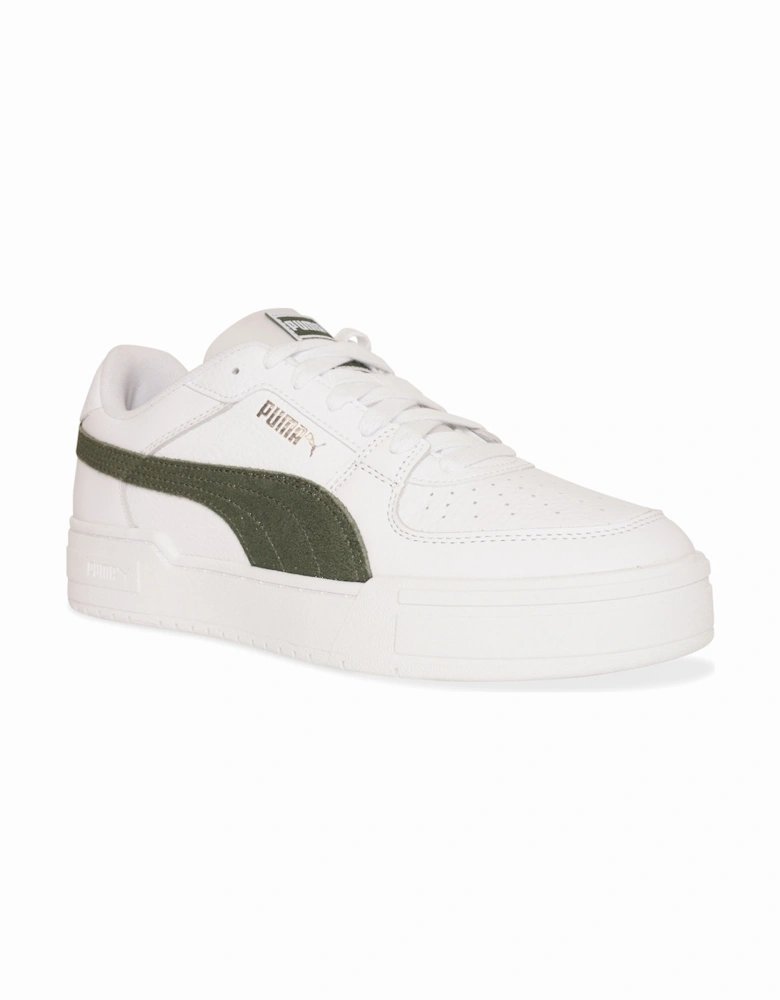 Mens CA Pro Suede FormStrip Trainers (White)