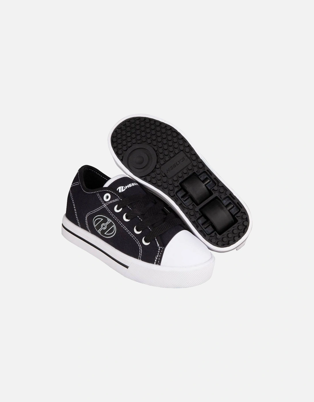 Youths Classic X2 Trainers (Black/White), 5 of 4