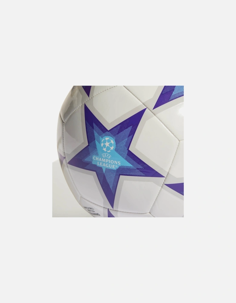 Champions League Club Football (White/Blue)