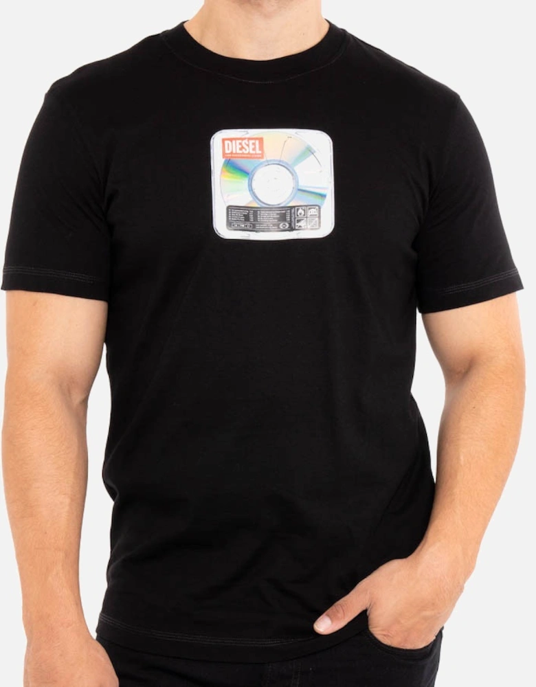 Mens T-Diegor-E37 T-Shirt (Black)