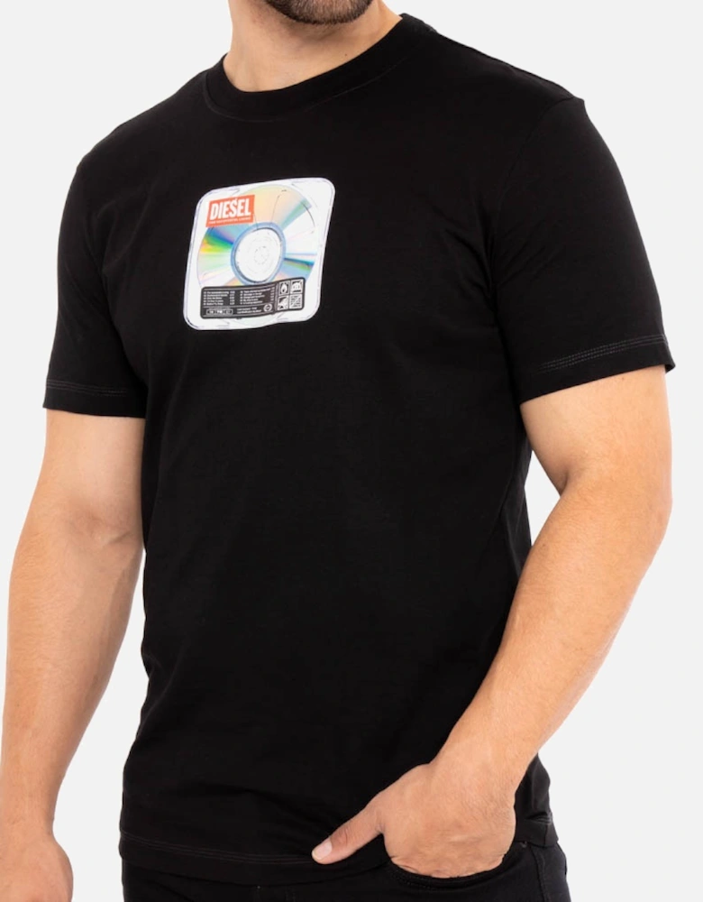 Mens T-Diegor-E37 T-Shirt (Black)