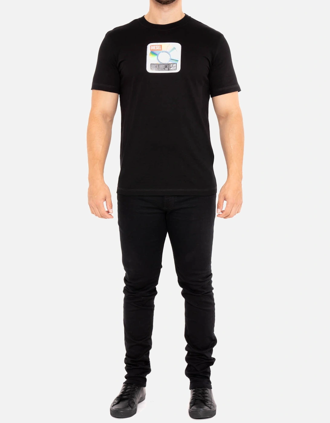 Mens T-Diegor-E37 T-Shirt (Black)