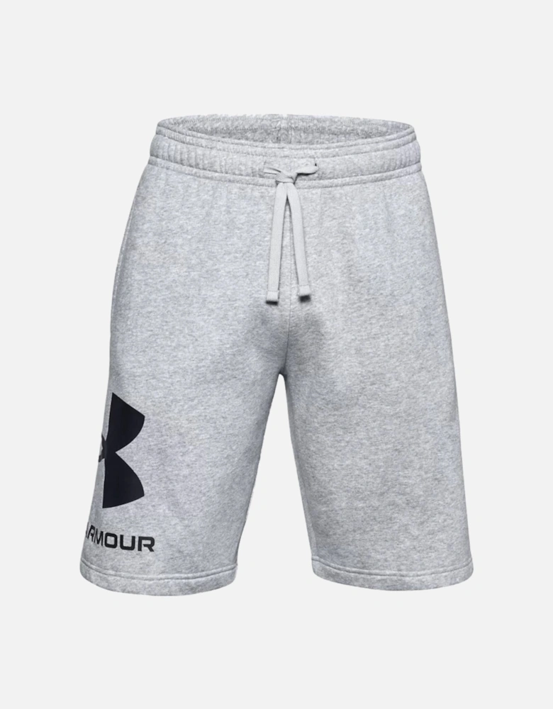 Mens Rival Big Logo Shorts (Grey)