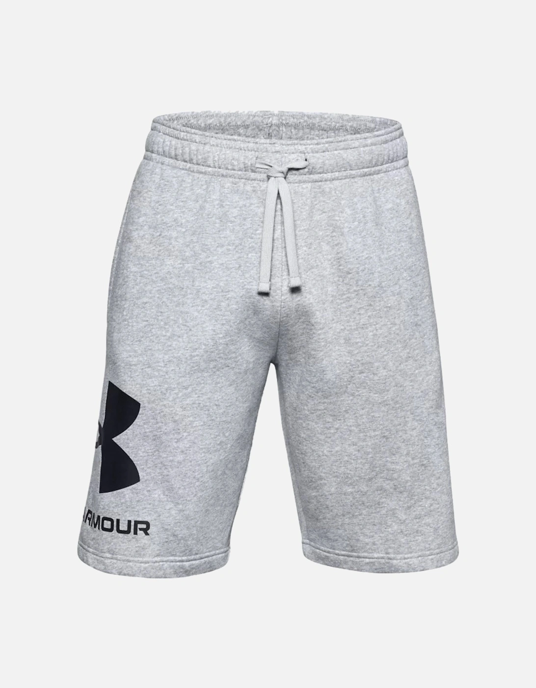 Mens Rival Big Logo Shorts (Grey), 7 of 6