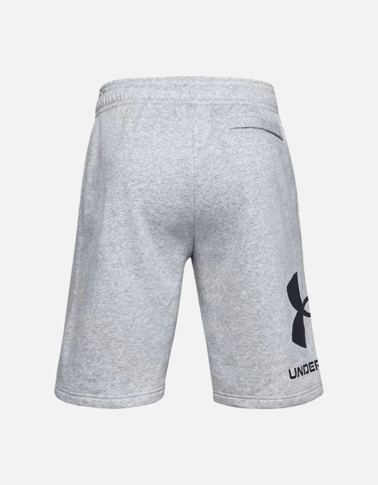 Mens Rival Big Logo Shorts (Grey)