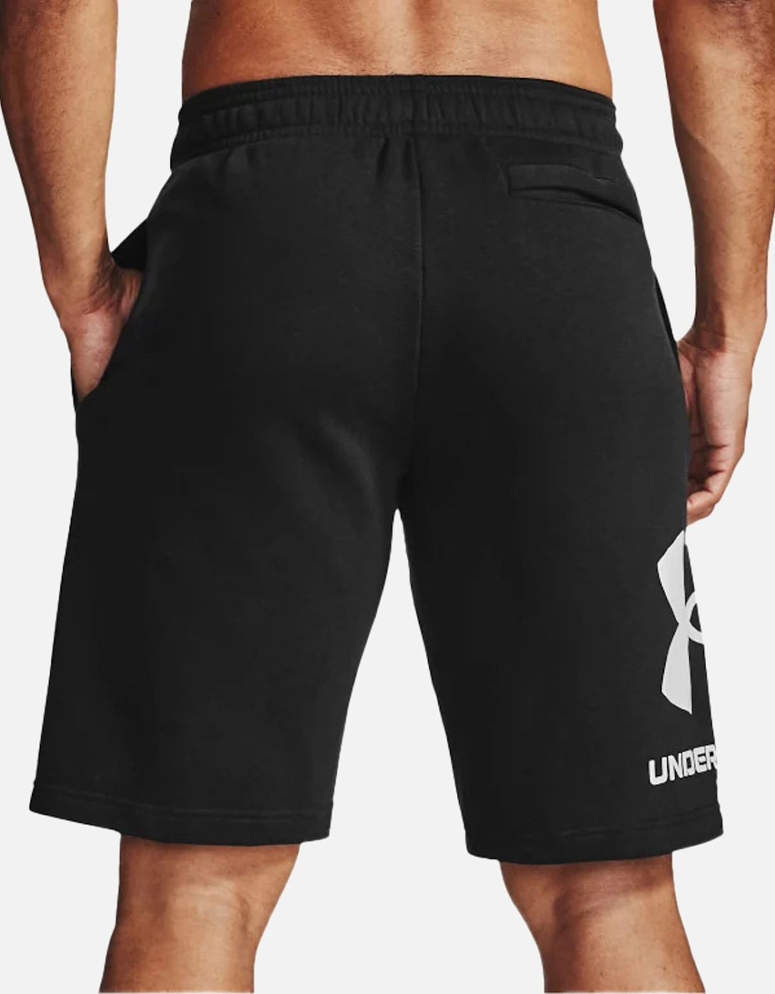Mens Rival Big Logo Shorts (Black)