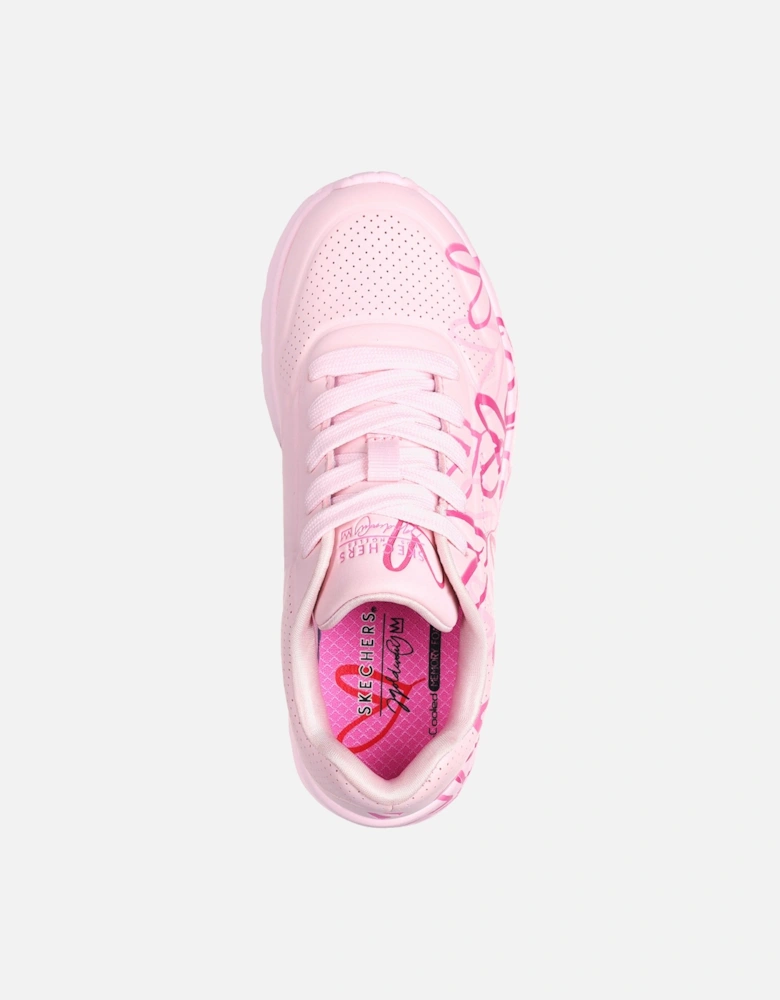 Youths Uno Lite Spread The Joy Trainers (Pink)