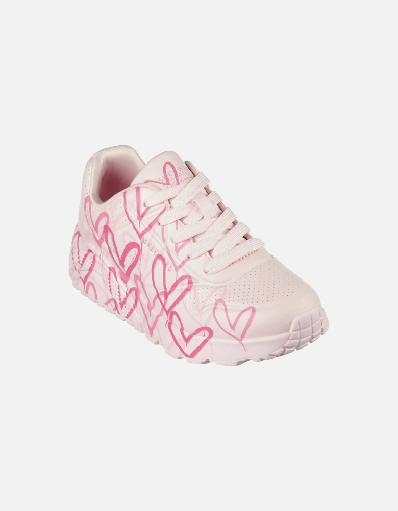 Youths Uno Lite Spread The Joy Trainers (Pink)