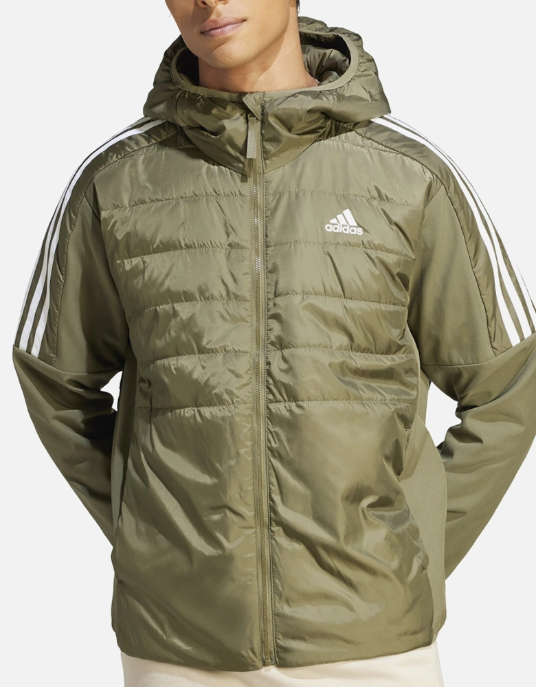 Mens Essential Hybrid Jacket (Olive)