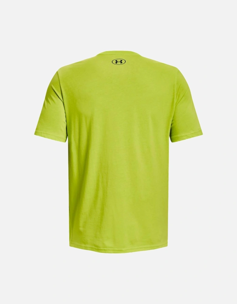 Mens Sportstyle Left Chest Logo T-Shirt (Green)