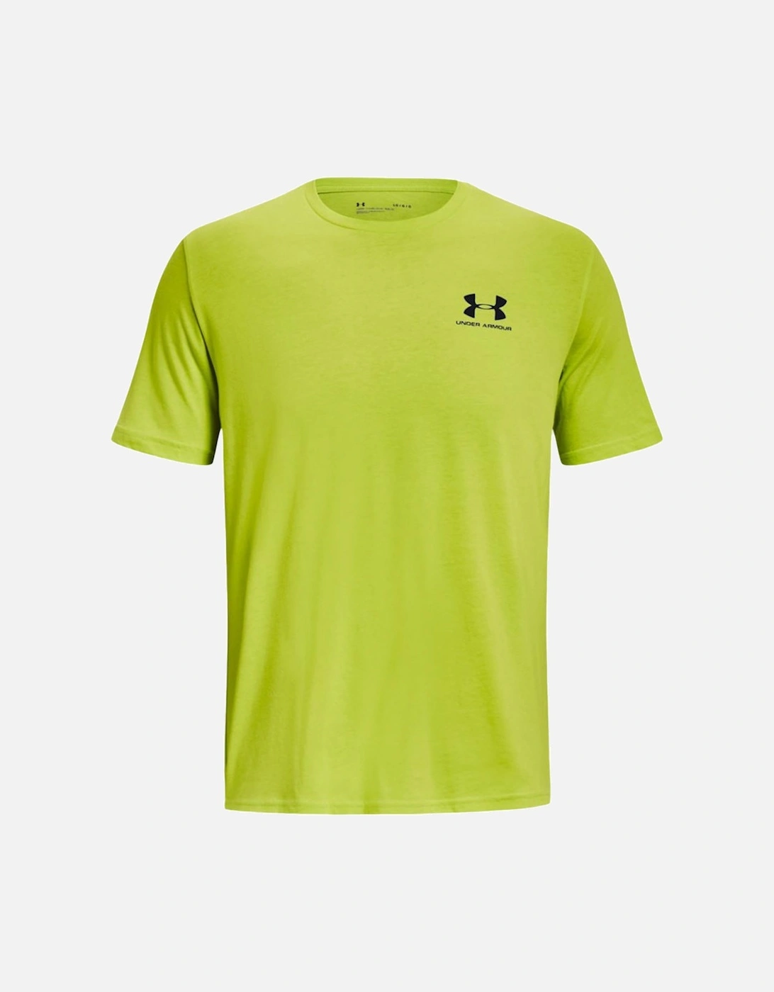 Mens Sportstyle Left Chest Logo T-Shirt (Green), 7 of 6